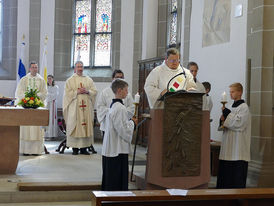 Feierlicher Gründungsgottesdienst der Pfarrei St. Heimerad (Foto: Karl-Franz Thiede)